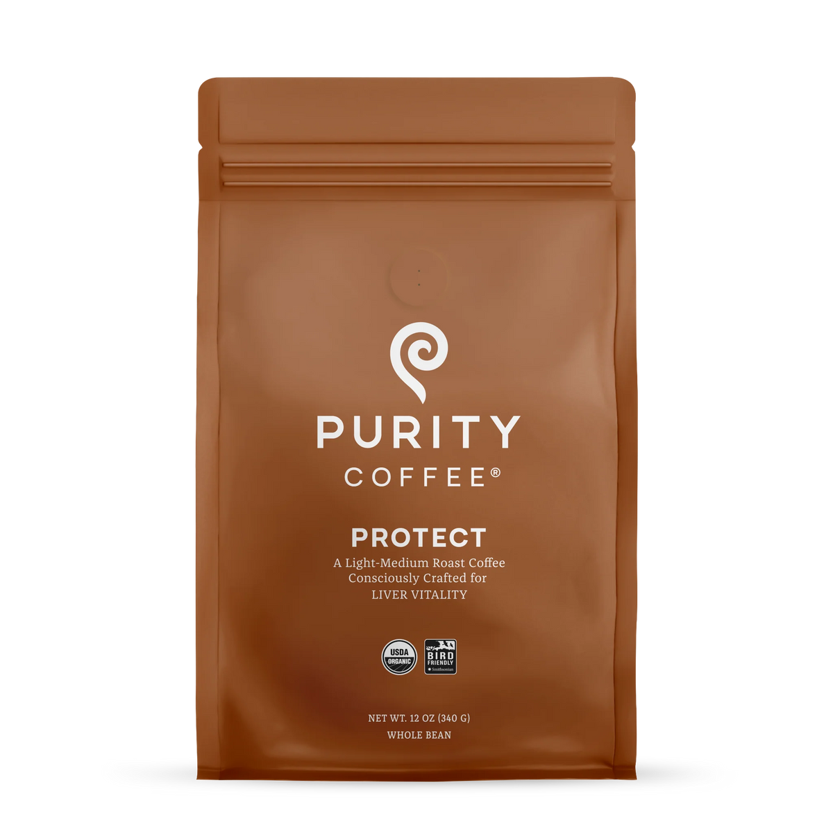 Wholesale - PROTECT: Light-Medium Roast Whole Bean Coffee 12oz 6pk